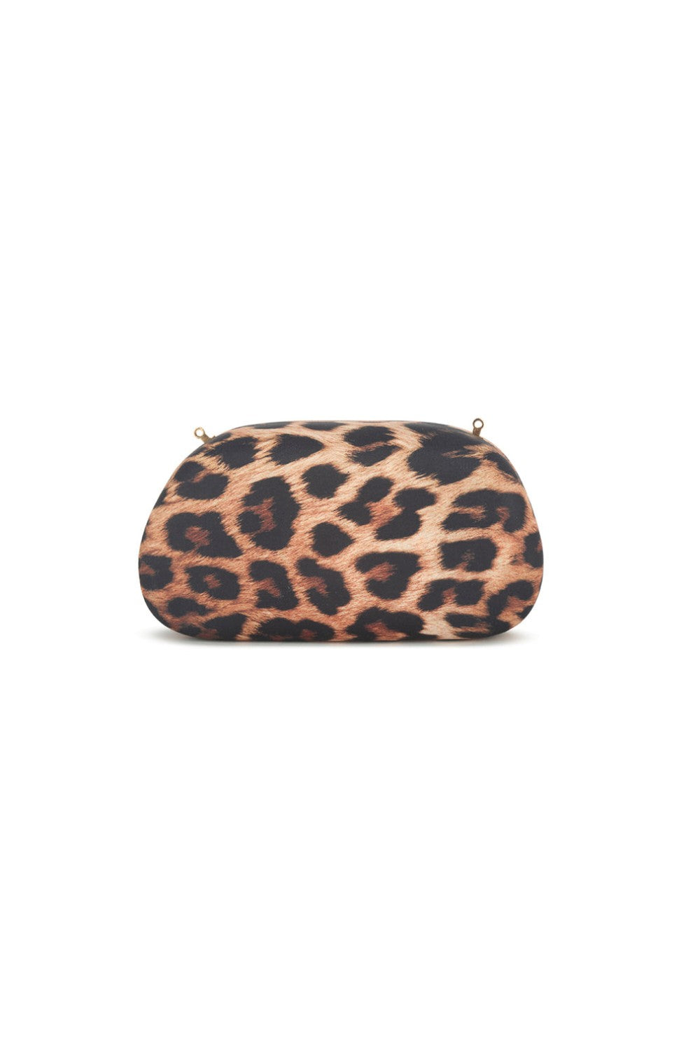 Gold Leopard Clutch Bag